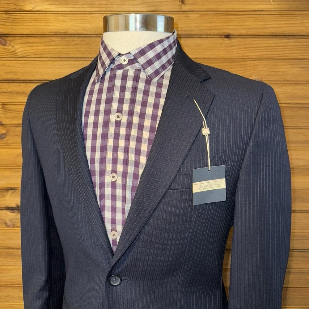 JOSEPH & FEISS Mens Blazer Sport Coat Casual Jacket Size 36R‎ Wool Suit - Picture 6 of 11